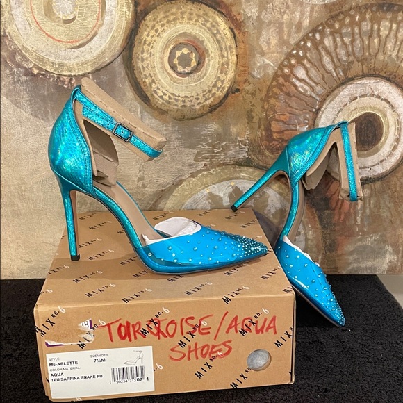 Mix No. 6 Snake Print Heels - Picture 6 of 12